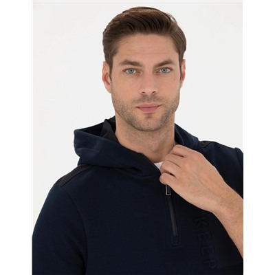 Lacivert Regular Fit Sweatshirt