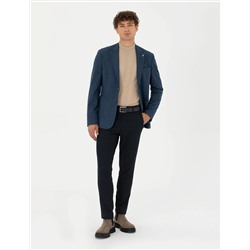 Lacivert Slim Fit Ceket