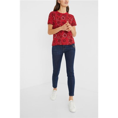 Camiseta mandalas 100% algodón