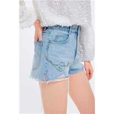 Short vaquero Azul claro