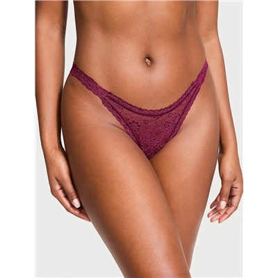 Sequin Posey Lace Brazilian Panty