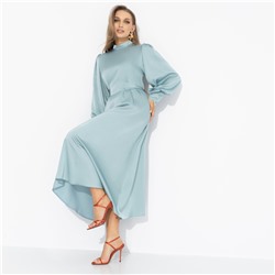 Платье шёлковое, Притяжение элегантности (мятный шарм)