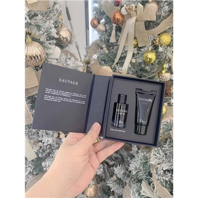 Подарочный набор Dio*r Sauvage , поставка в Китай из Франции 🇫🇷  отличный вариант 🎁 к 23 февраля .. туалетная вода Dio*r sauvage  10мл и ароматный гель для душа  20мл