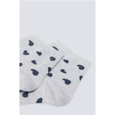 Calcetín corto corazones