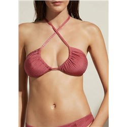 Triangel-Bikinioberteil mit verschiebbaren Cups Biarritz