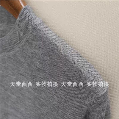 Мужской пуловер из тонкой шерстяной пряжи  Theor*y