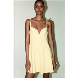 SHORT DRESS WITH BOWS