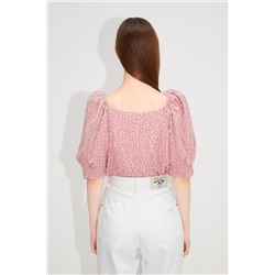 Top de seda Rosa viejo