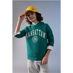 Defacto Erkek Çocuk Regular Fit Kapüşonlu Sweatshirt TYC00650394280