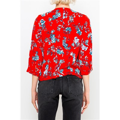 Camisa Rojo y azul