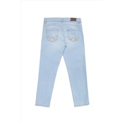 Erkek Çocuk Açık Mavi Jean Pantolon