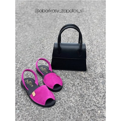 Ab.Zapatos • 3106-8 • magenta+AB.Z PELLE JOLI (390) NEGRO