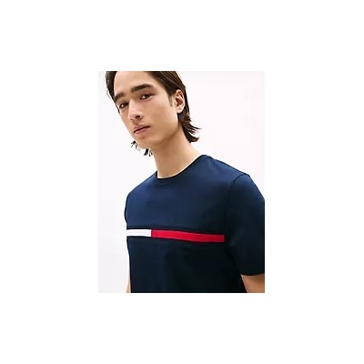 Embroidered Flag Logo T-Shirt