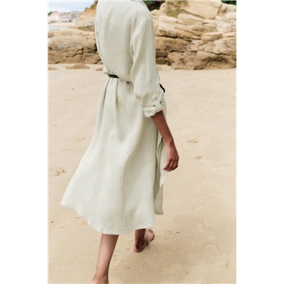 FROM 07.08 TO 10.01 LINEN TUNIC DRESS