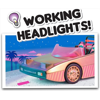 L.O.L. Surprise! Car-Pool Coupe with Exclusive Doll, Surprise Pool & Dance Floor
