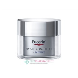 Eucerin Hyaluron-Filler +3x Effect Soin de Nuit Tous Types de Peaux 50ml