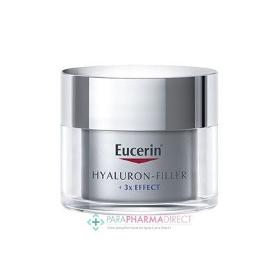 Eucerin Hyaluron-Filler +3x Effect Soin de Nuit Tous Types de Peaux 50ml