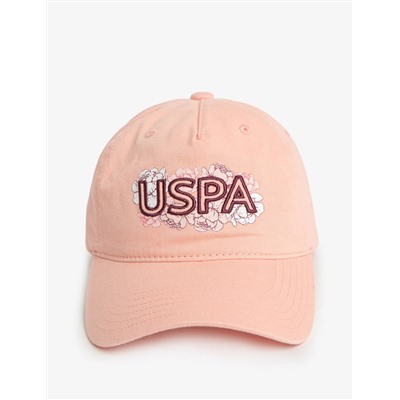 ETCHED FLORAL USPA APPLIQUE DAD CAP