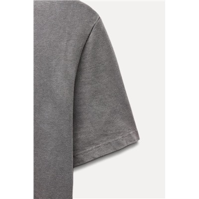 FADE-EFFECT BEAR PRINT T-SHIRT