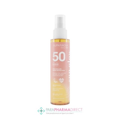 Alphanova Daily Sun Huile Solaire Haute Protection SPF50 125ml