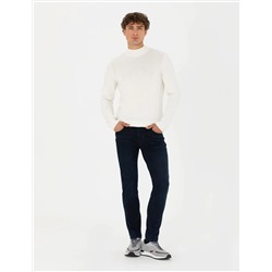 Ekru Slim Fit Kazak