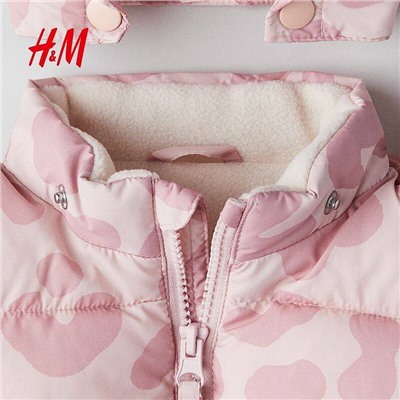 Утепленная куртка для девочек H&M