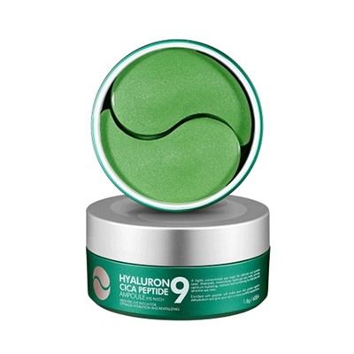 Hyaluron Cica Peptide9 Ampoule Eye Patch, Увлажняющие и успокаивающие патчи с экстрактом центеллы