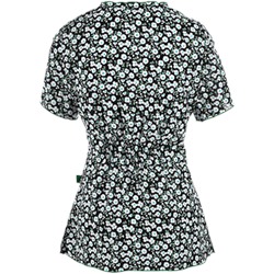 koi Scrubs Petite Rose Print Top