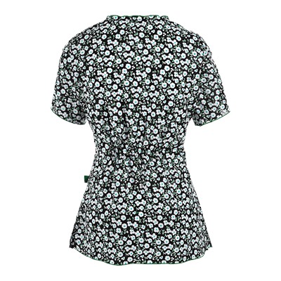 koi Scrubs Petite Rose Print Top