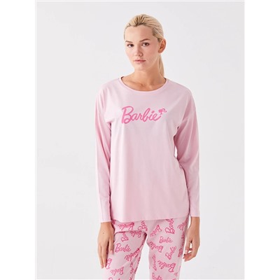 LC Waikiki Bisiklet Yaka Barbie Baskılı Uzun Kollu Kadın Pijama Takımı, LCW DREAM                                            
                                            Bisiklet Yaka Barbie Baskılı Uzun Kollu Kadın Pijama Takımı