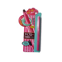 Темно-коричневый автоматический карандаш для бровей с щеточкой от Daiso / Daiso Eyebrow darkbrown pencil with brush