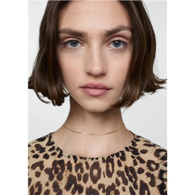 Vestido corto leopardo
