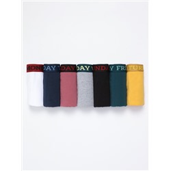 PACK OF 7 DAYS OF THE WEEK PRINT BOXERS