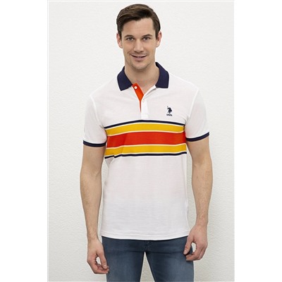 U.S. Polo Assn. Beyaz Erkek T-Shirt G081SZ011.000.980498