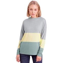 Damen Langarmshirt mit Blockstreifen