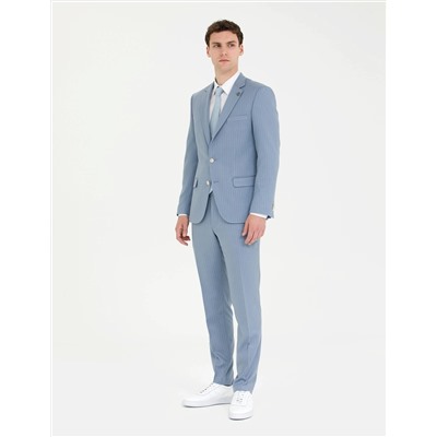 Açık Mavi Ex. Slim Fit Takım Elbise
