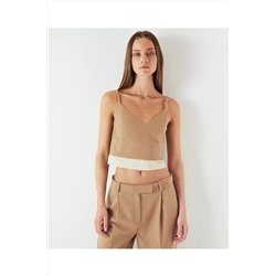 İpekyolKumaş mix crop bluz
