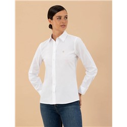 Beyaz Slim Fit Uzun Kollu Gömlek