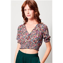 Camiseta Negro y rosa