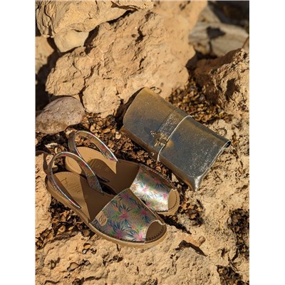 AB.Zapatos · 3207 · LIRIOS PLATINO+AB.Z PELLE Abeja ladrillo (330) ORO