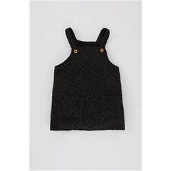 Defacto Kız Bebek Kolsuz Tweed Elbise B2293A523WN