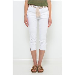 Pantalón recto Blanco