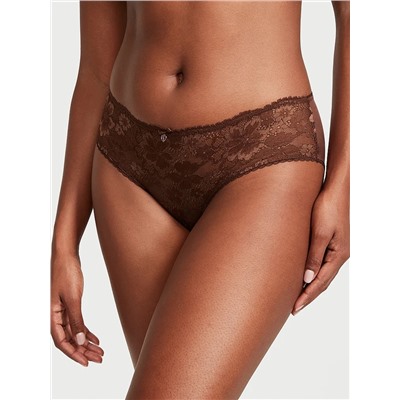 BODY BY VICTORIA Lace-Front Hiphugger Panty