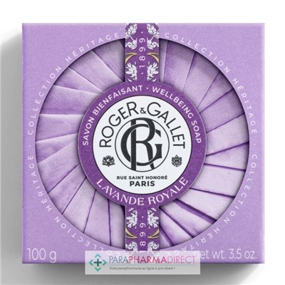 Roger & Gallet Lavande Royale - Savon Bienfaisant 100 g