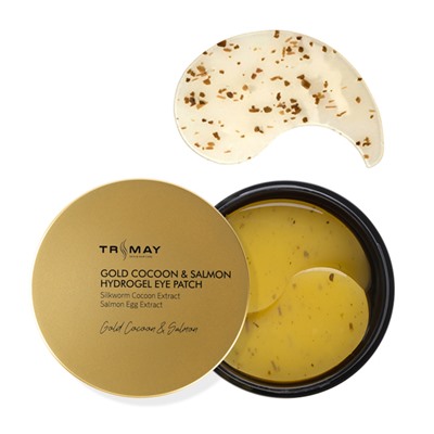 Gold Cocoon & Salmon Hydrogel Eye Patch, Патчи для век с экстрактом золотого кокона и икры лосося