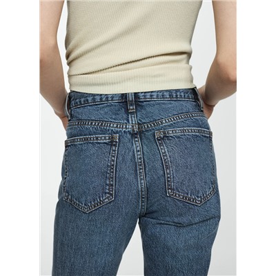 Jeans rectos tiro medio