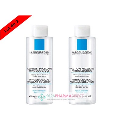 La Roche Posay Eau Micellaire Ultra Peaux Sensibles 2x400mlLot  × 2