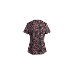 UA Twister Black Scrub Top