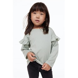 Langarmshirt aus Baumwolle