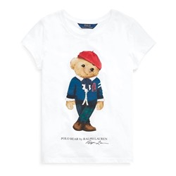 GIRLS 7-16 Cardigan Bear Cotton Tee